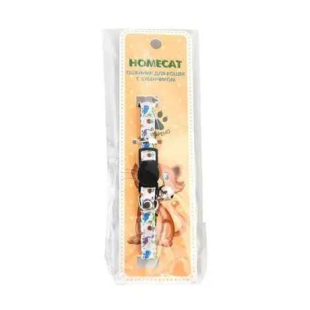 Купить homecat Динозавры ошейник для кошек с бубенчиком