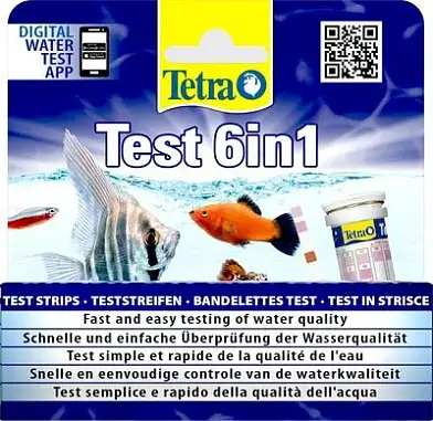 Tetra тест для воды 6 в 1, экспресс-полоски