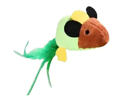 PetStar игрушка для кошек Мышь с мятой, полиэстер, перья